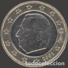 Euros: Belgium 1 Euro 2001 from original set Uncirculated
