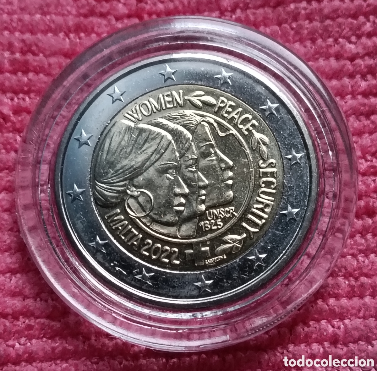 Euros: 2 euros de malta 2022 paz