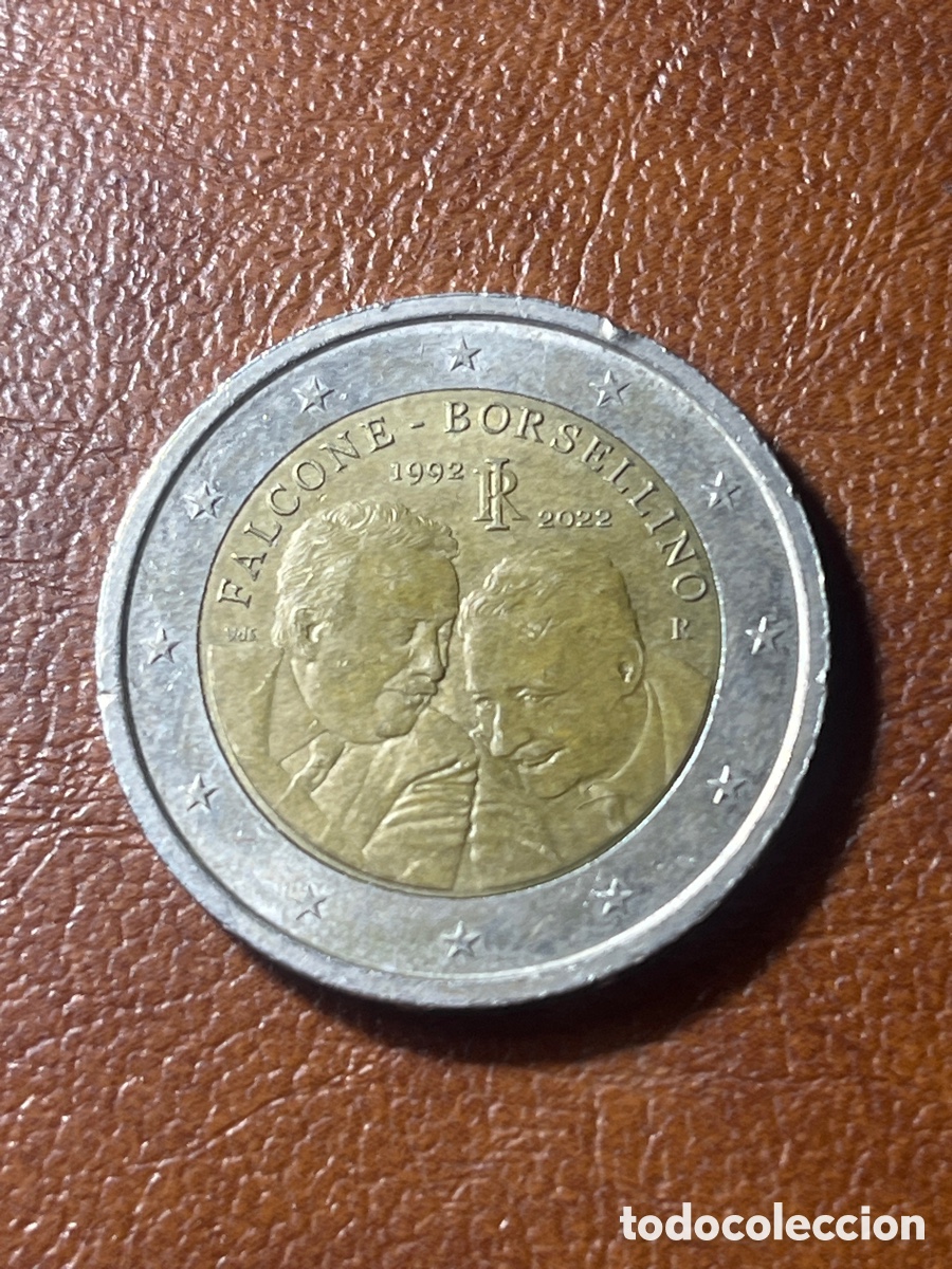 Euros: 2 euros Falcone 2022 Italia | Moneda Conmemorativa