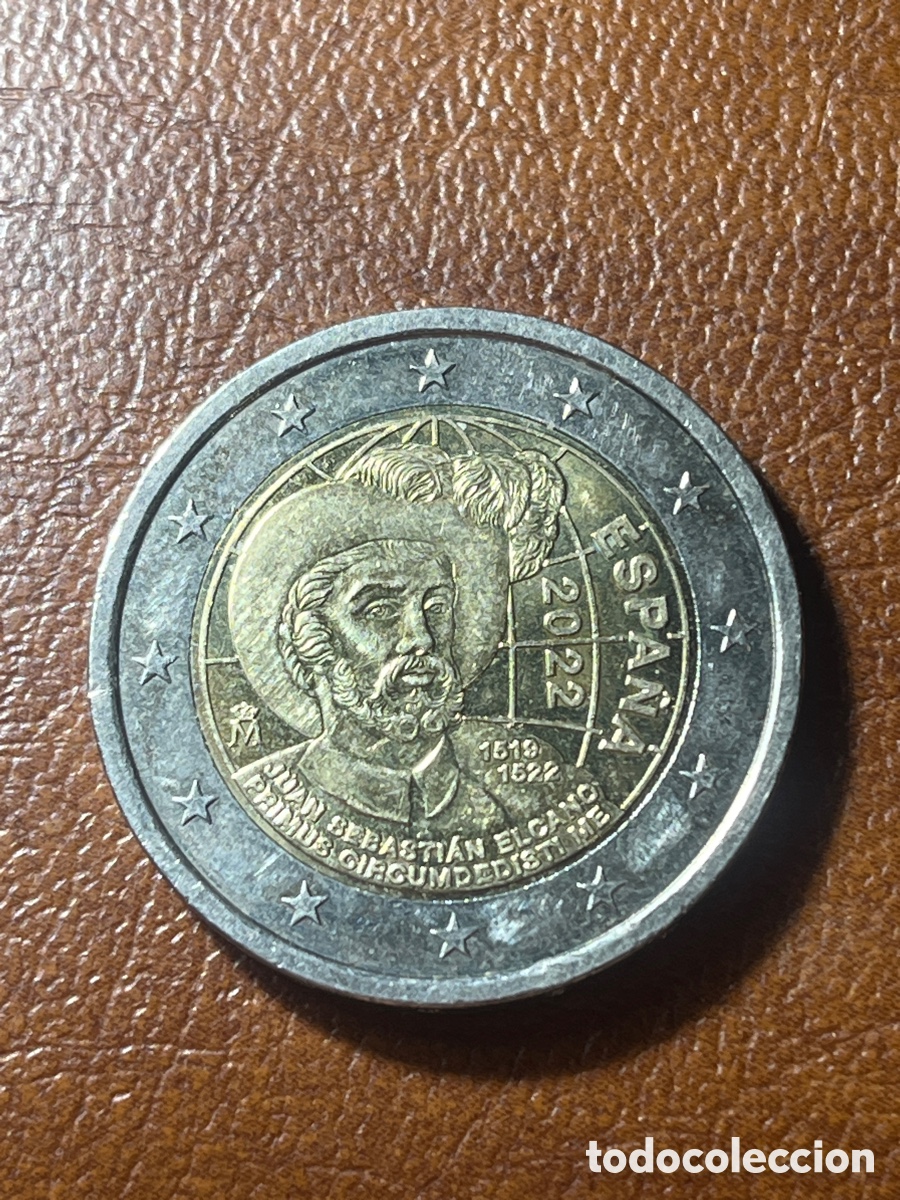 Euros: 2 euros 2022 Elcano Espa&ntilde;a | Moneda Conmemorativa