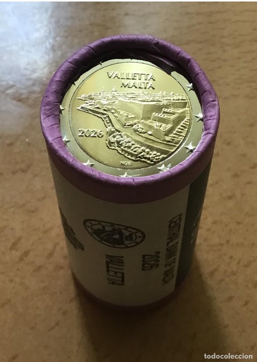 Euros: 2 euros conmemorativos de Malta. La Valletta. A&ntilde;o 2026. Sin circular