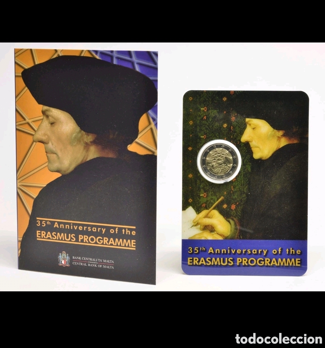 Euros: 2 euros Malta 2022 erasmus coincard
