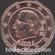 Euros: Belgium 1 Cent 2008 from original set Uncirculated