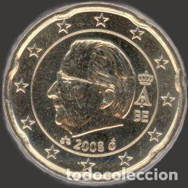 Euros: Belgium 20 cent 2008 Uncirculated