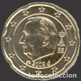 Euros: Belgium 20 cent 2009 Uncirculated - Foto 1