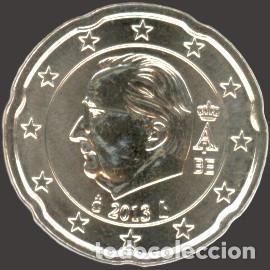 Euros: Belgium 20 cent 2013 Uncirculated