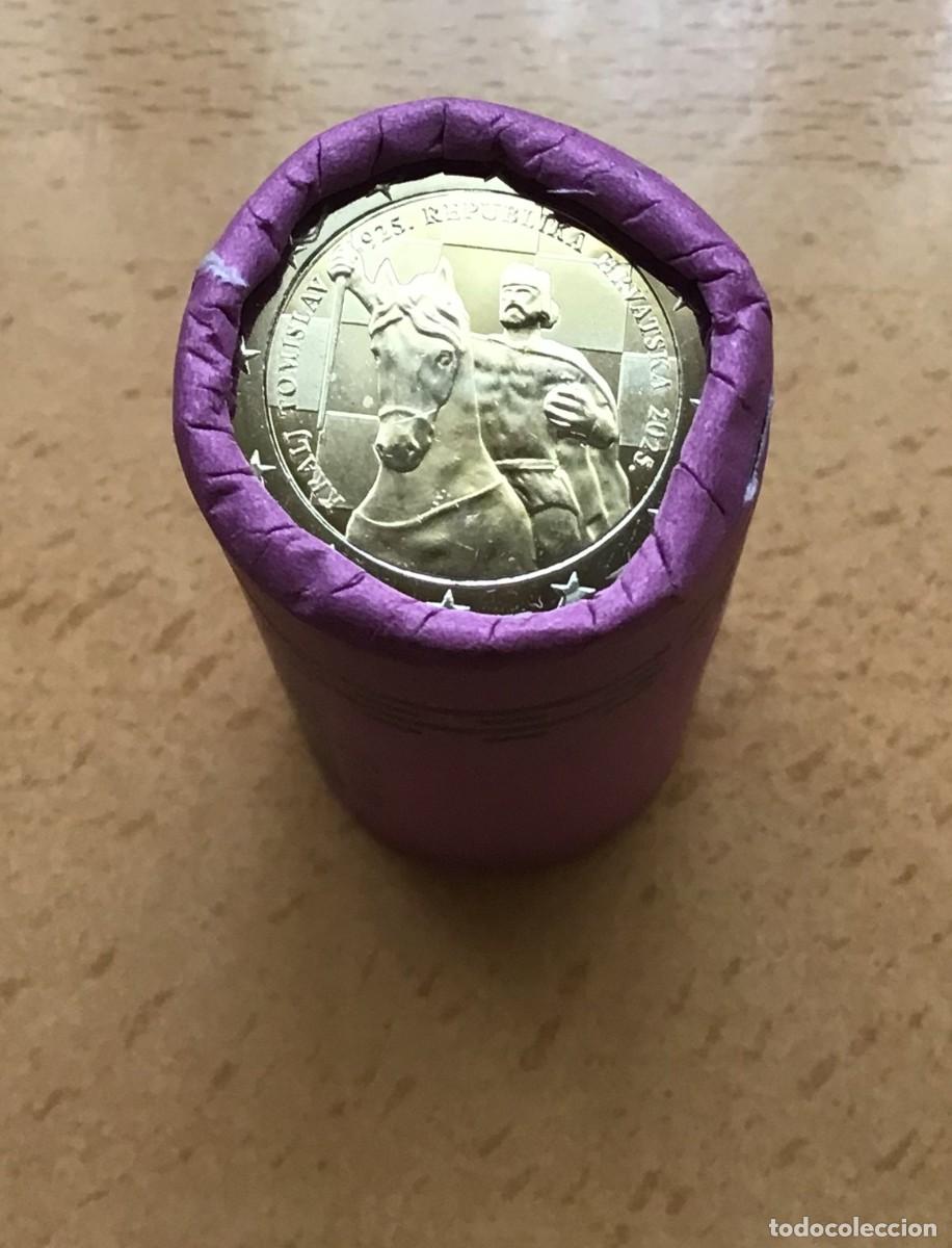 Euros: 2 euros conmemorativos de Croacia. Coronaci&oacute;n del rey Tomislav. A&ntilde;o 2025. Sin circular