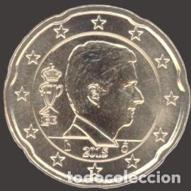 Euros: Belgium 20 cent 2015 Uncirculated