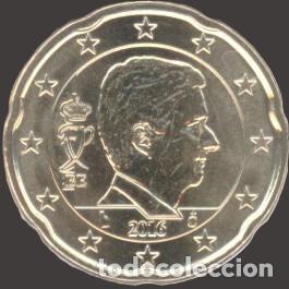 Euros: Belgium 20 cent 2016 Uncirculated