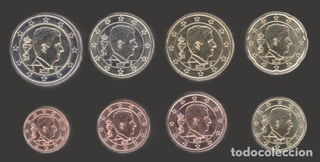 Euros: Belgium all 8 coins 2016 Uncirculated
