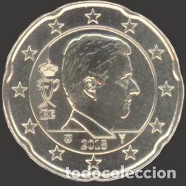 Euros: Belgium 20 cent 2018 Uncirculated
