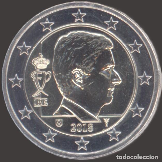 Euros: Belgium 2 Euro 2018 Uncirculated
