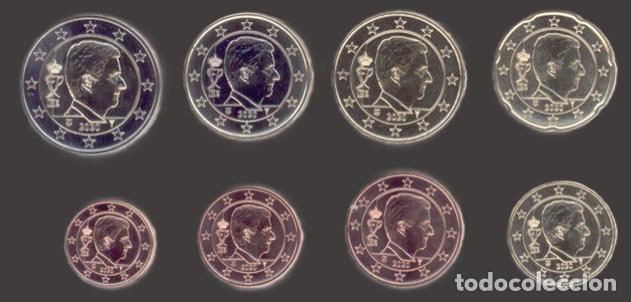 Euros: Belgium all 8 coins 2020 Uncirculated UNC