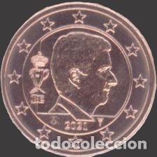 Euros: Belgium 2 Cent 2021 Uncirculated UNC