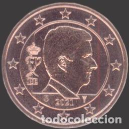 Euros: Belgium 5 Cent 2021 Uncirculated UNC