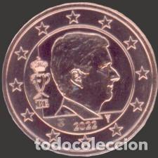 Euros: Belgium 2 Cent 2022 Uncirculated UNC