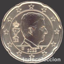 Euros: Belgium 20 cent 2022 Uncirculated UNC