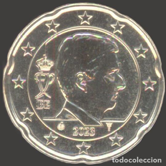 Euros: Belgium 20 cent 2023 Uncirculated UNC
