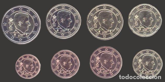 Euro: Belgium all 8 coins 2024 Uncirculated UNC