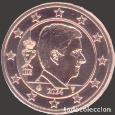 Euros: Belgium 1 Cent 2024 Uncirculated UNC - Foto 1