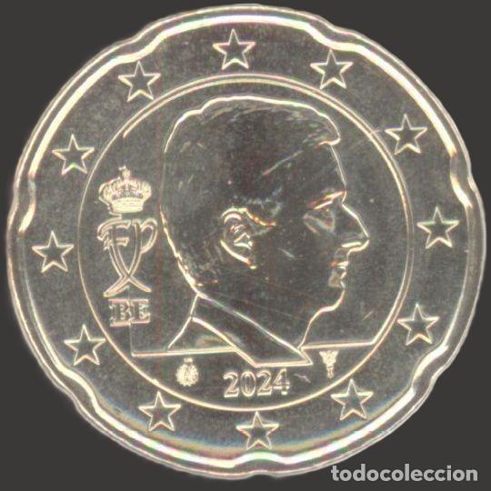 Euros: Belgium 20 cent 2024 Uncirculated UNC - Foto 1