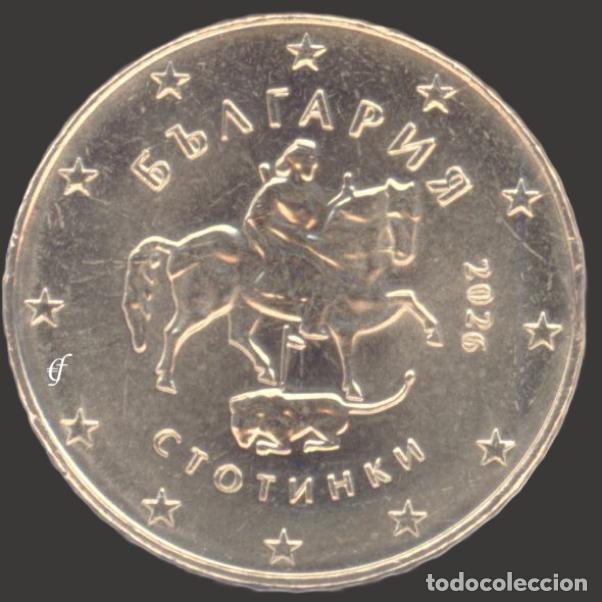 Euros: Bulgaria 50 Cent 2026 Uncirculated UNC - Foto 1