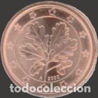 Euros: Germany 1 cent A Berlin 2002 Uncirculated UNC - Foto 1