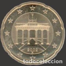 Euros: Germany 20 cent A Berlin 2002 Uncirculated UNC - Foto 1