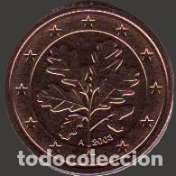 Euros: Germany 1 cent A Berlin 2003 from original set Uncirculated UNC - Foto 1
