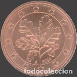 Euros: Germany 1 cent A Berlin 2004 Uncirculated UNC