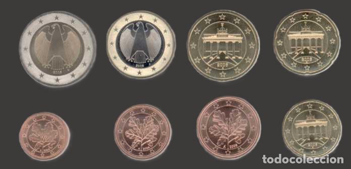 Euros: Germany all 8 coins A Berlin 2006 Uncirculated UNC