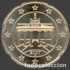 Euros: Germany 20 cent A Berlin 2007 Uncirculated UNC - Foto 1