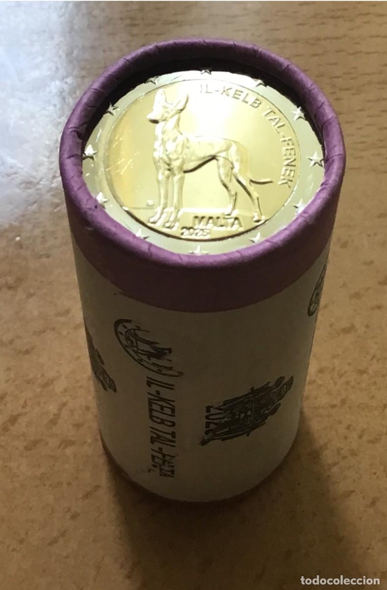 Euros: 2 euros conmemorativos de Malta. Perro Fara&oacute;n Malt&eacute;s. A&ntilde;o 2026. Sin circular