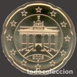 Euros: Germany 20 cent A Berlin 2008 Uncirculated UNC - Foto 1
