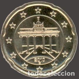 Euros: Germany 20 cent A Berlin 2010 Uncirculated UNC - Foto 1