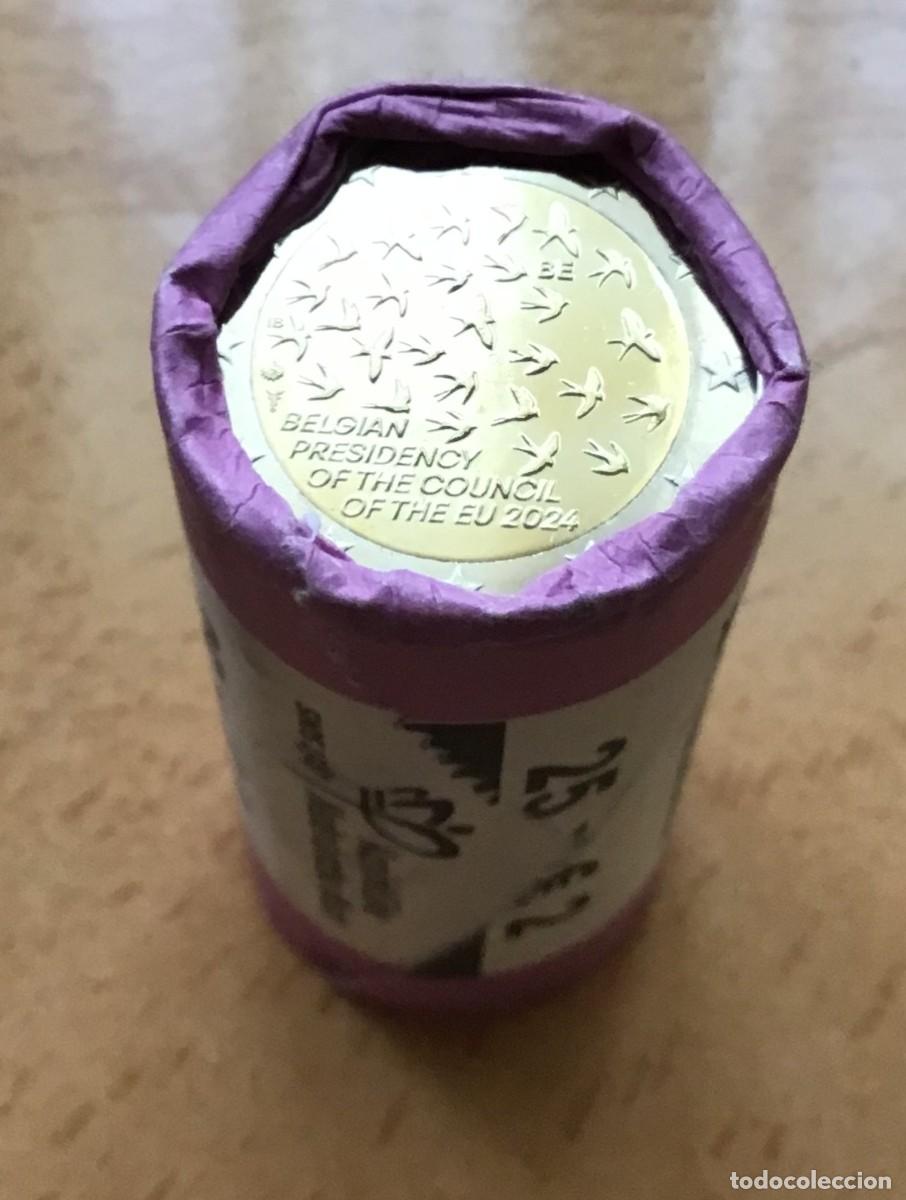 Euros: 2 euros conmemorativos de B&eacute;lgica. Presidencia Uni&oacute;n Europea. A&ntilde;o 2024. Sin circular