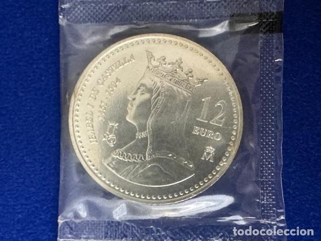 Euros: Moneda Plata 12 Euros. 2.004.