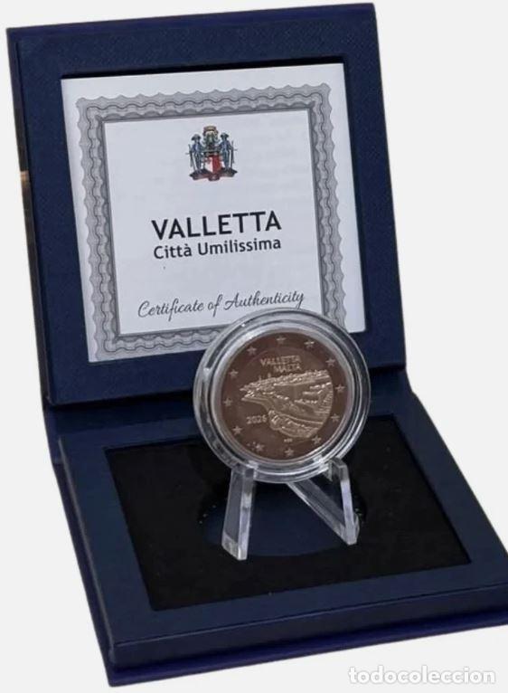 Euros: MALTA 2 E. 2026 CONM. CIUDAD DE LA VALETTA - VERSION PROOF - Foto 1