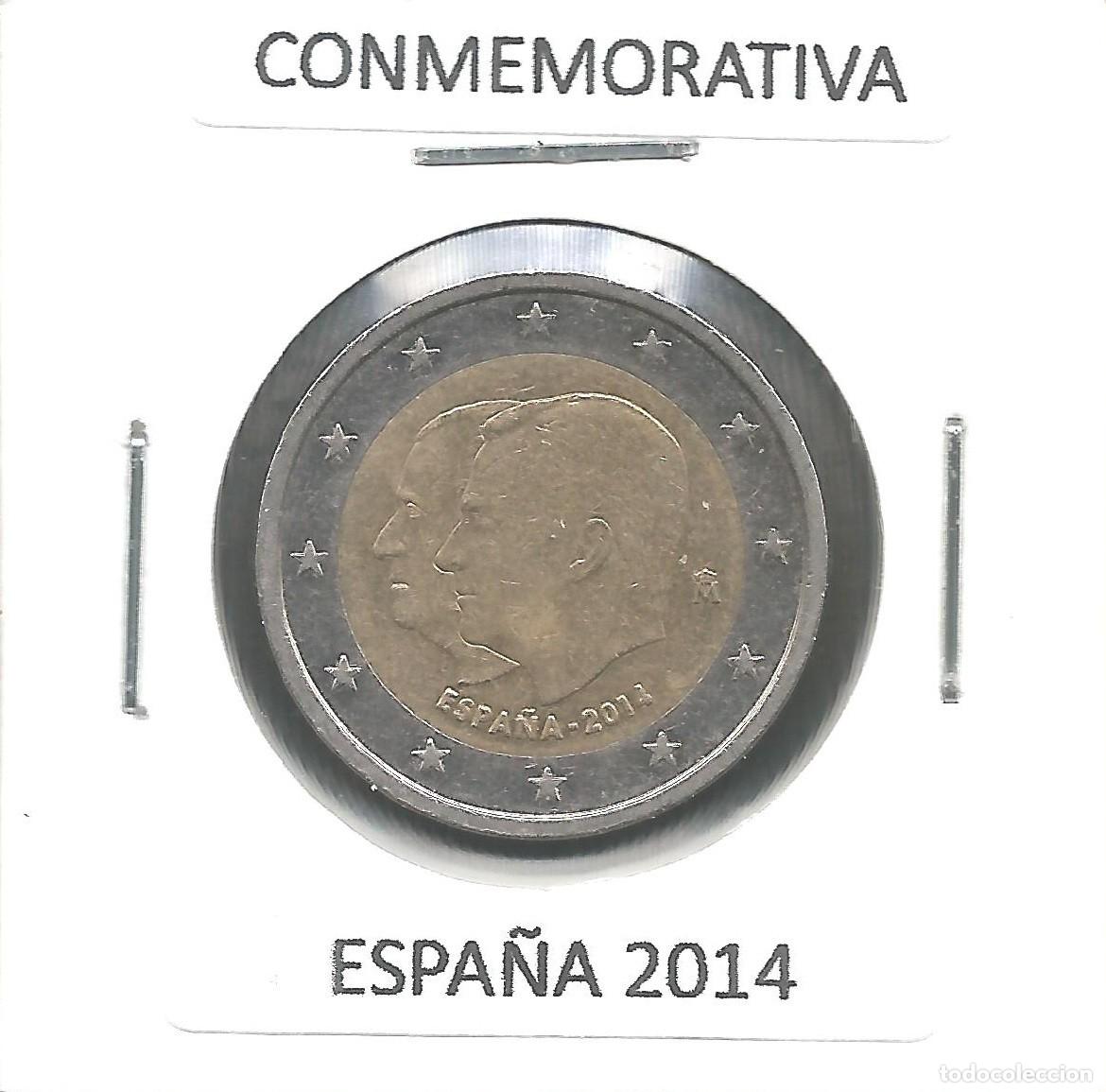 Euros: ESPA&Ntilde;A 2014 - CONMEMORATIVA CAMBIO DE TRONO - KM 1325 - CIRCULADA