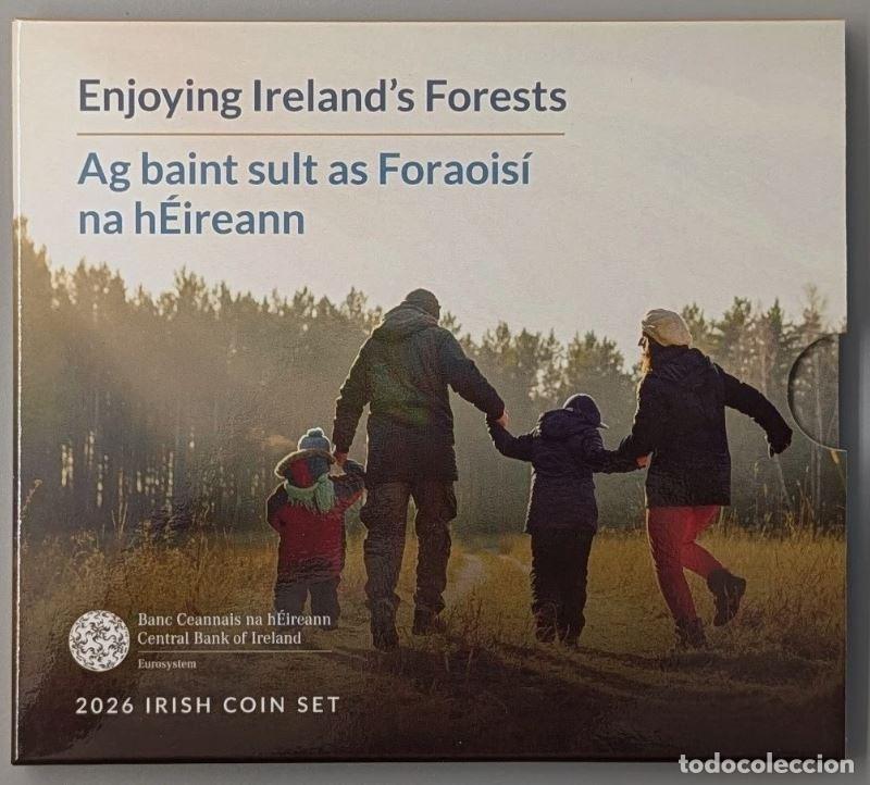 Euros: IRLANDA 2026 CARTERA OFICIAL - 8 VALORES - BOSQUES DE IRLANDA