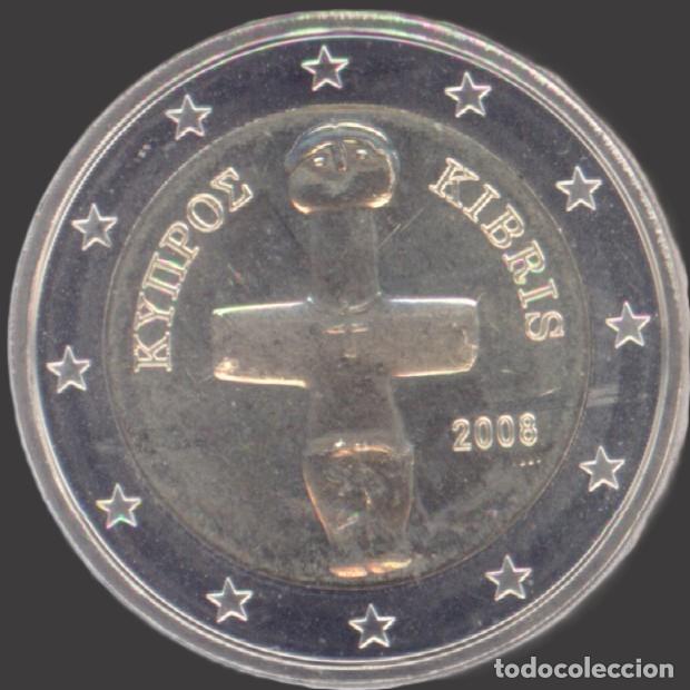 Euros: Cyprus 2 Euro 2008 Uncirculated UNC