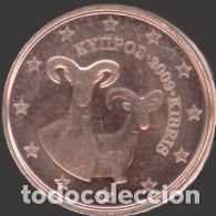 Euros: Cyprus 1 Cent 2009 Uncirculated UNC