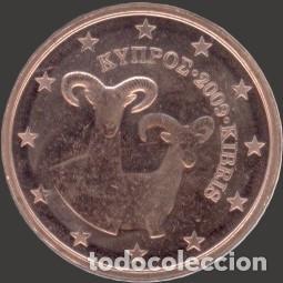 Euros: Cyprus 5 Cent 2009 Uncirculated UNC