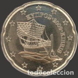 Euros: Cyprus 20 Cent 2009 Uncirculated UNC
