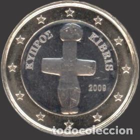 Euros: Cyprus 1 Euro 2009 Uncirculated UNC