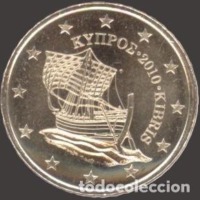 Euros: Cyprus 50 Cent 2010 Uncirculated UNC