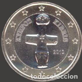 Euros: Cyprus 1 Euro 2010 Uncirculated UNC