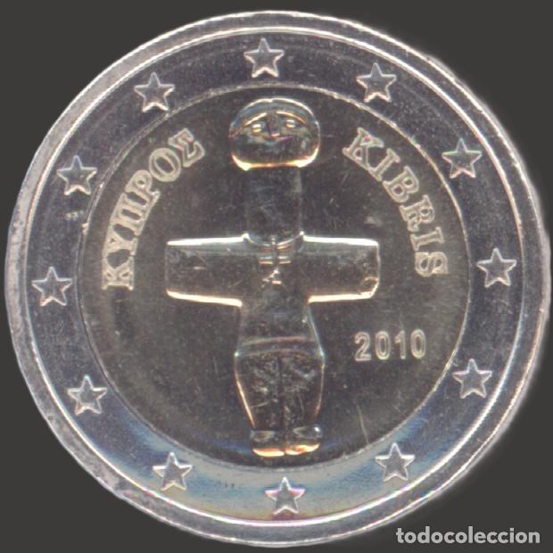 Euros: Cyprus 2 Euro 2010 Uncirculated UNC