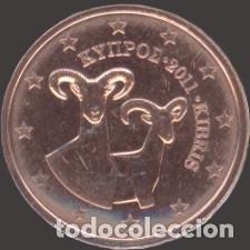 Euros: Cyprus 2 Cent 2011 Uncirculated UNC