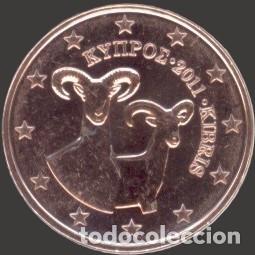 Euros: Cyprus 5 Cent 2011 Uncirculated UNC